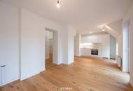 Sanierter Altbau mit modernem Neubau