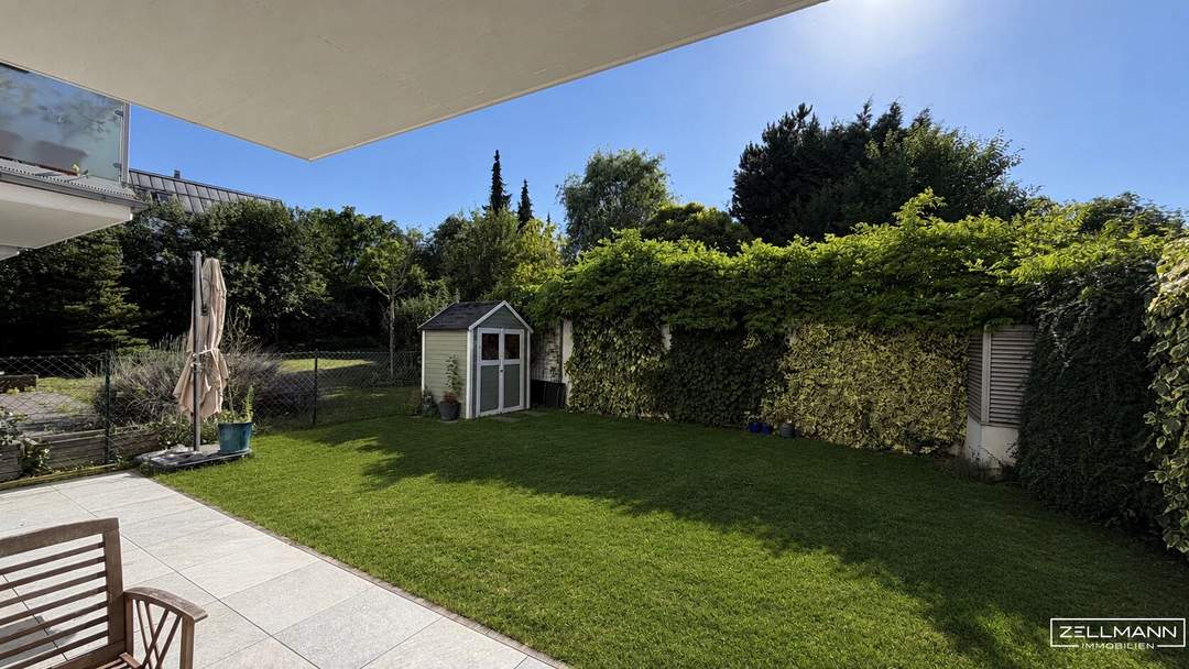 Gartenwohnung in Wien-Mauer: Wohnkomfort in absoluter Ruhelage | ZELLMANN IMMOBILIEN