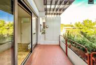 Provisionsfrei: Traumwohnung mit Kamin und Balkon in Nussdorfer Wohnanlage mit In- und Outdoorpool! Garage verfügbar!