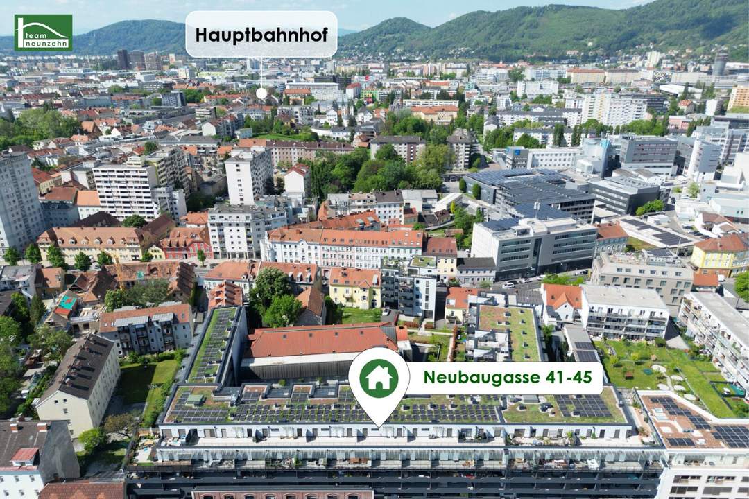 Urban wohnen, entspannt leben – mitten in Lend