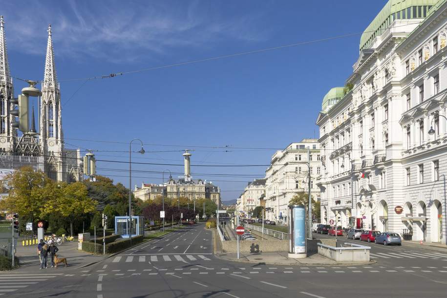 Großzügige und sonnige Büroetage in Stilhaus bei der Votivkirche***unbefristet***, Gewerbeobjekt-miete, 2.041,99,€, 1090 Wien 9., Alsergrund