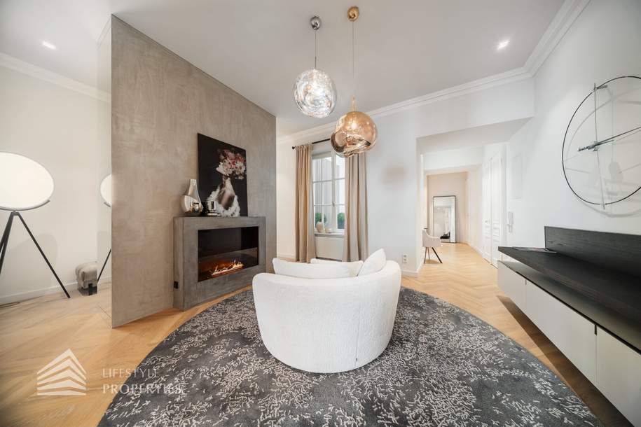 Repräsentative 4-Zimmer Designer Wohnung im Herzen Wiens!, Wohnung-miete, 4.900,01,€, 1010 Wien 1., Innere Stadt