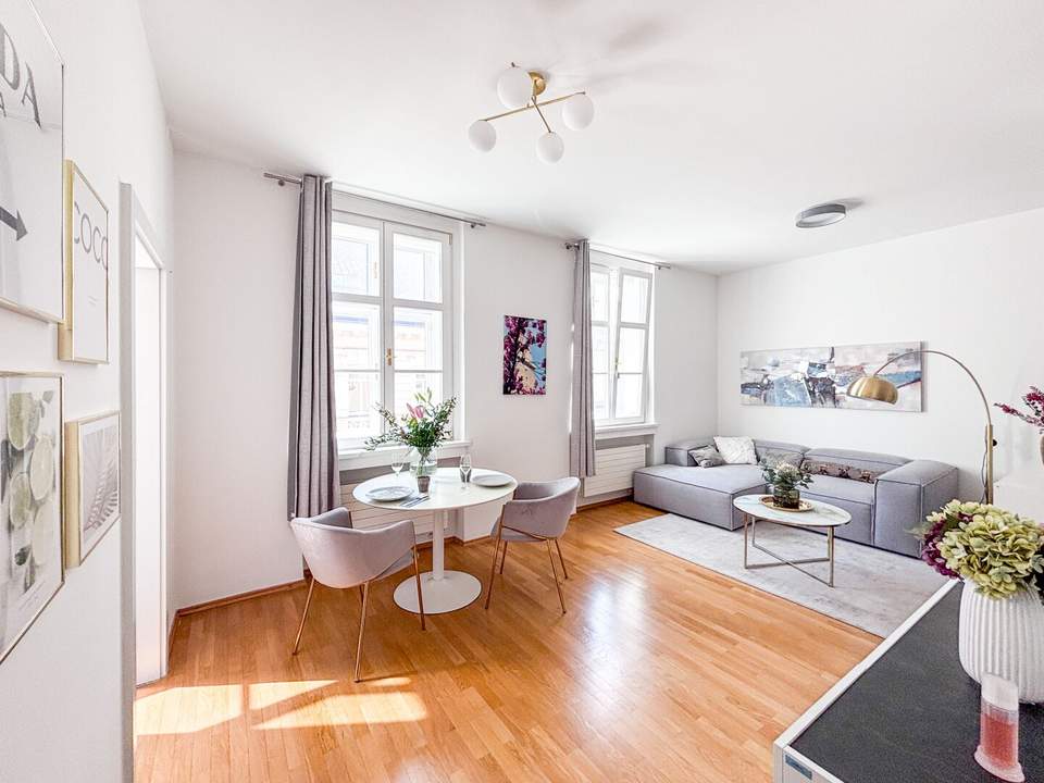 Komplett möblierte, helle Stadtwohnung – Ihr neues Zuhause am Stephansplatz/Graben!