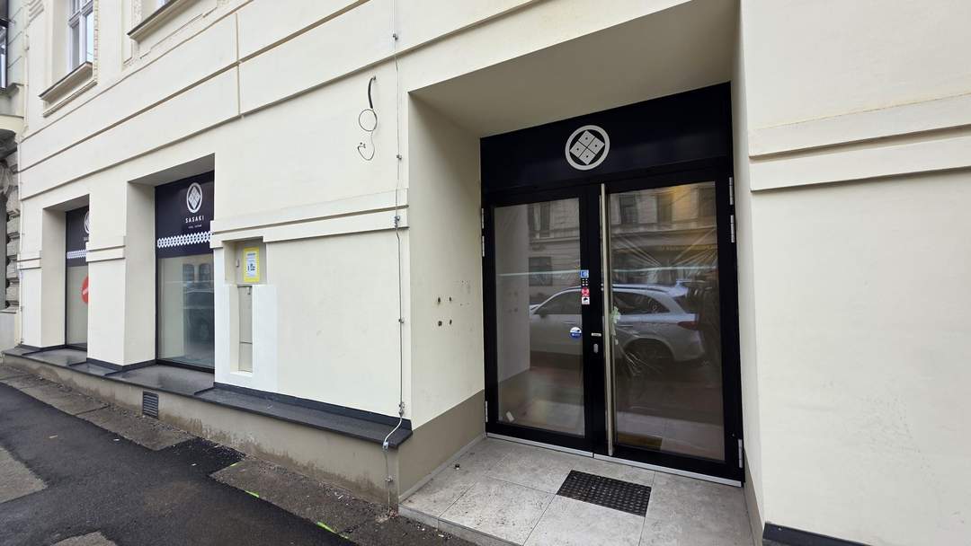 Nussdorfer Straße: Gut sichtbares Geschäftslokal - (Praxis, etc.)