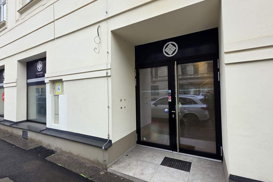 Nussdorfer Straße: Gut sichtbares Geschäftslokal - (Praxis, etc.), Gewerbeobjekt-miete, 4.608,89,€, 1090 Wien 9., Alsergrund