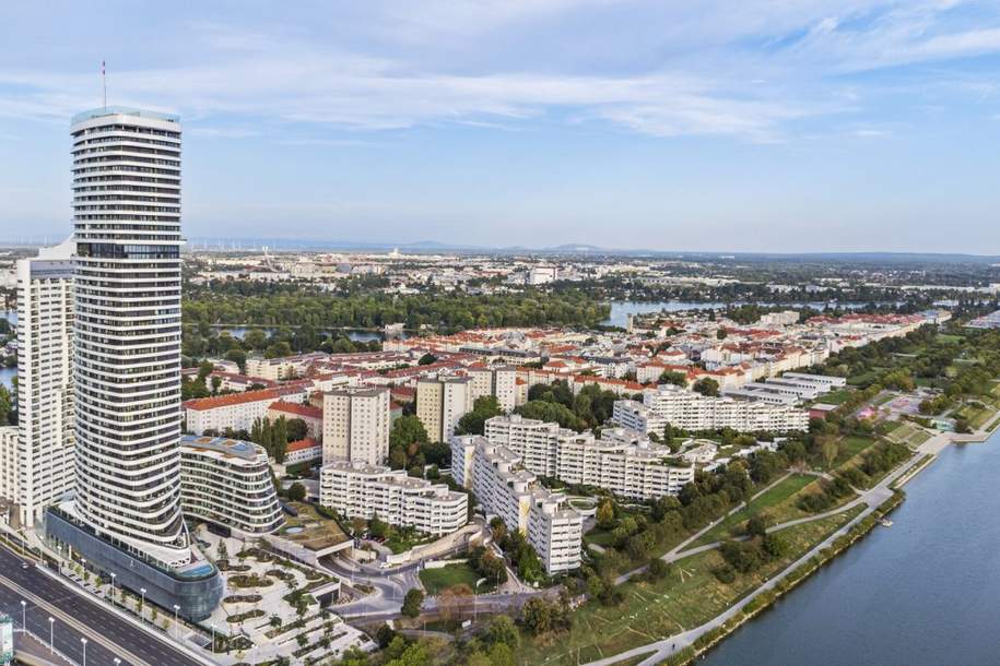 ++ SKYLINE PUR ++ Danube Flat LUXUS mit Video-Tour erleben, Wohnung-kauf, 1.850.000,€, 1220 Wien 22., Donaustadt