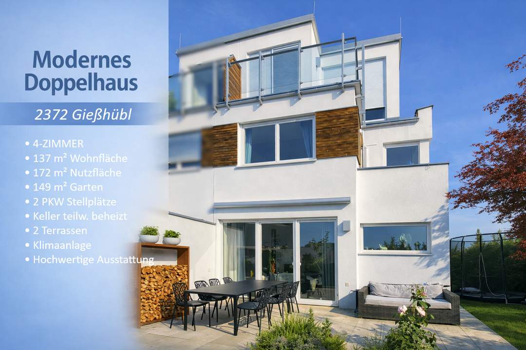 Doppelhaus mit Aussicht am Gießhübl * Wohnkeller *