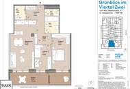 Weitblick in der 12. Etage – 3 Zimmer Erstbezug mit Südwest-Balkon