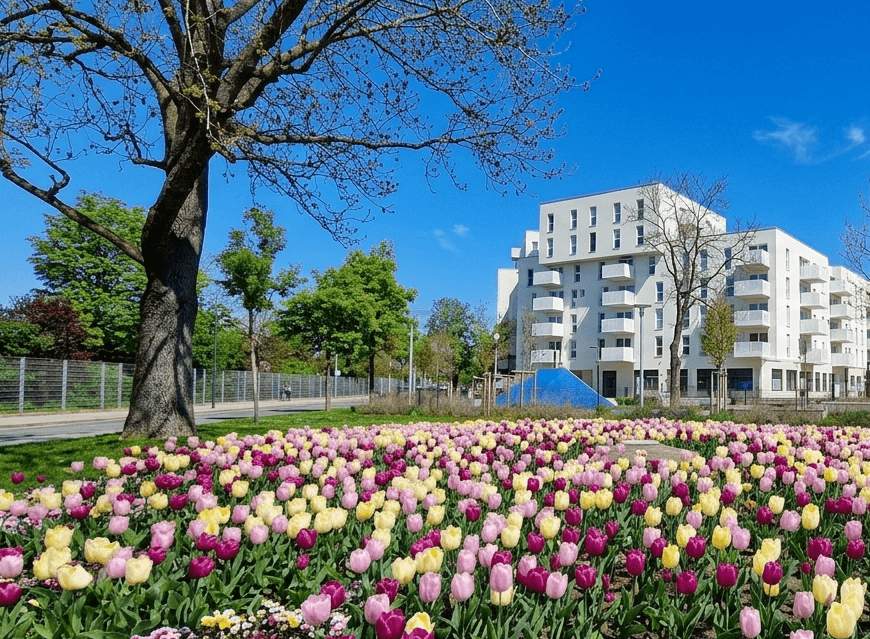 Blumengarten Hirschstetten: 3-Zimmer-Neubauwohnung mit Balkon!