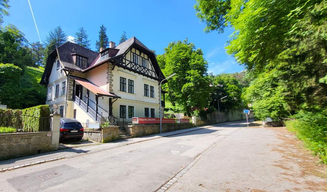 Außergewöhnliche Villa in absolut ruhiger Waldrandlage I Rund um Natur pur nahe Lainzer Tiergarten I Ausbauen+sanieren