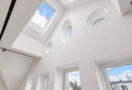 Lichtdurchflutete 3-Zimmer-Dachgeschosswohnung mit zwei Balkonen & ca. 54 m² Dachterrasse nahe Schönbrunn