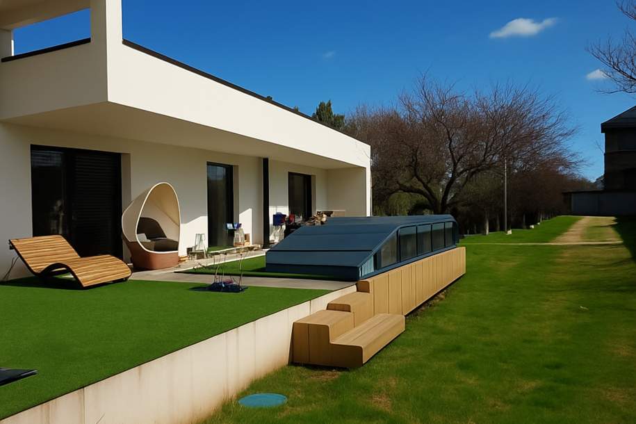 Exklusiver Bungalow mit Pool auf großem Grund!, Haus-kauf, 870.000,€, 7132 Neusiedl am See