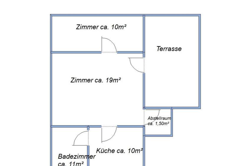 Poysdorf MIETE - Moderne Terrassenwohnung im Zentrum, Wohnung-miete, 600,00,€, 2170 Mistelbach