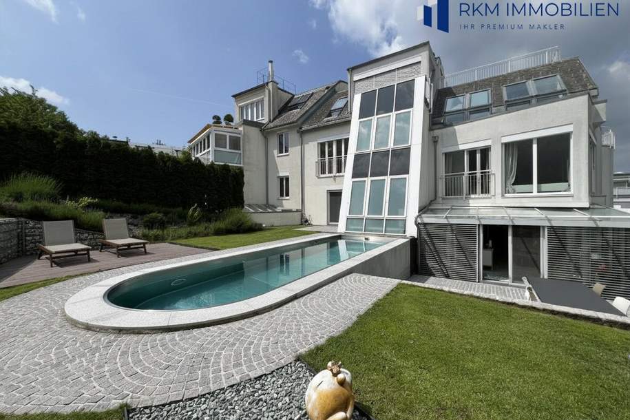 Elegantes Traumhaus in 1130 Wien: 520 m² Luxus mit Garten und Terrassen!, Haus-kauf, 5.900.000,€, 1130 Wien 13., Hietzing