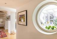 Gartentrakt in Grinzing: Penthouse auf Jahrhundertwendehaus mit großen Terrassen und Grünblick