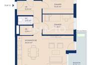 Durchdachte 3 Zimmer Wohnung mit 15m² Balkon - provisionsfreier Neubau Erstbezug in Atzgersdorf