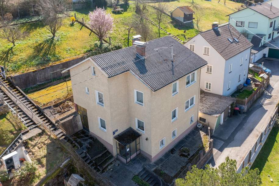Sanierungsbedürftiges Einfamilienhaus mit Garten, Terrasse und Garage in TOP LAGE!, Haus-kauf, 220.000,€, 4400 Steyr(Stadt)