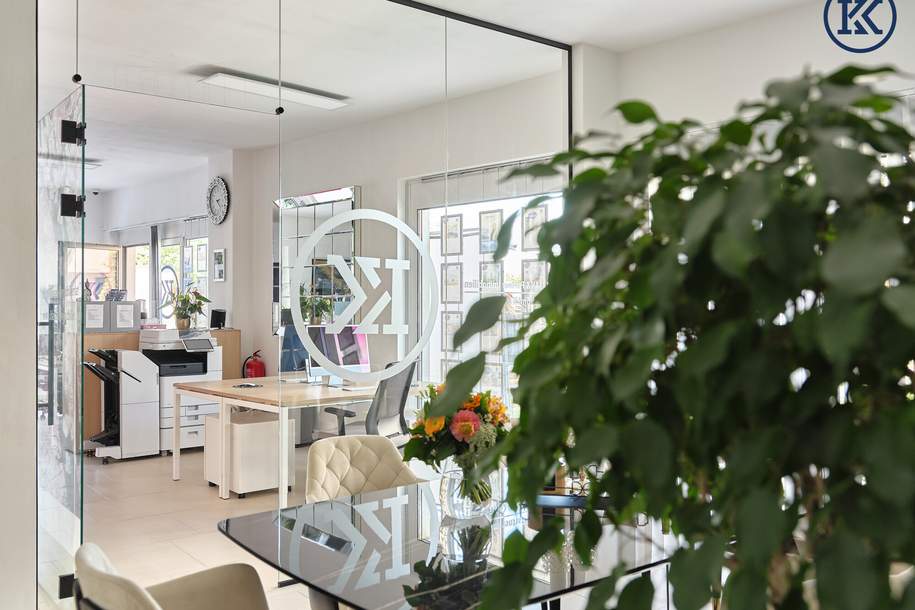 Lokal mit Garten & 2 Stellplätzen in der Garage – ideal, um Ihre Businessidee umzusetzen!, Gewerbeobjekt-kauf, 1220 Wien 22., Donaustadt