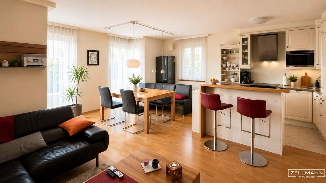 Ein Garten zum Verlieben – großzügiges Wohnen mit viel Privatsphäre & zwei Garagenplätzen | ZELLMANN IMMOBILIEN