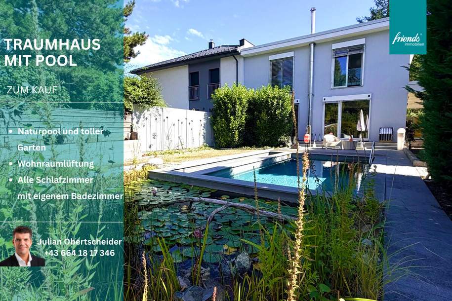 Traumhaus mit Pool, Haus-kauf, 668.000,€, 2700 Wiener Neustadt(Stadt)