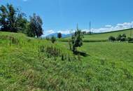 Traumhaftes, ca. 3.109 m² großes Baugrundstück mit Blick auf die Karawanken im Bezirk Völkermarkt