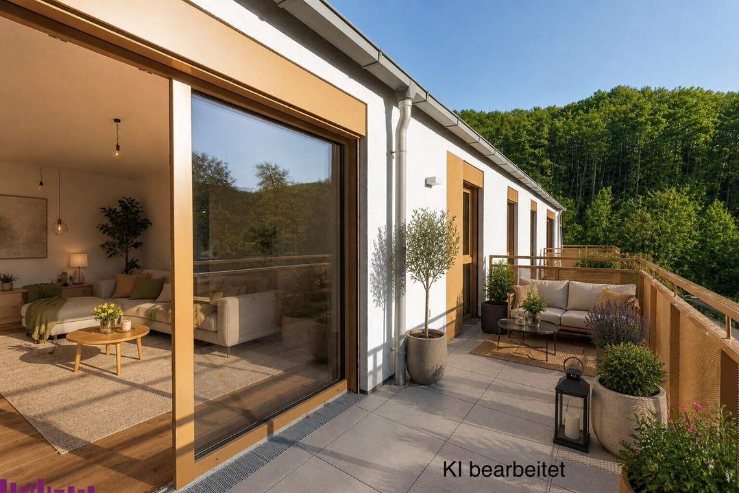 Kühle Waldluft im heißen Sommer am Balkon genießen 😊😊😊