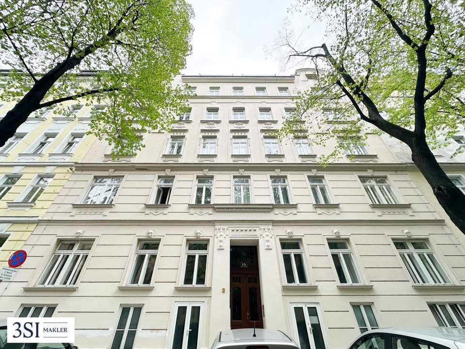 Betongold: Unbefristet vermietete Altbauwohnung zur Kapitalanlage mit 3,57% Rendite - in ruhiger Seitenstraße des 2. Bezirks