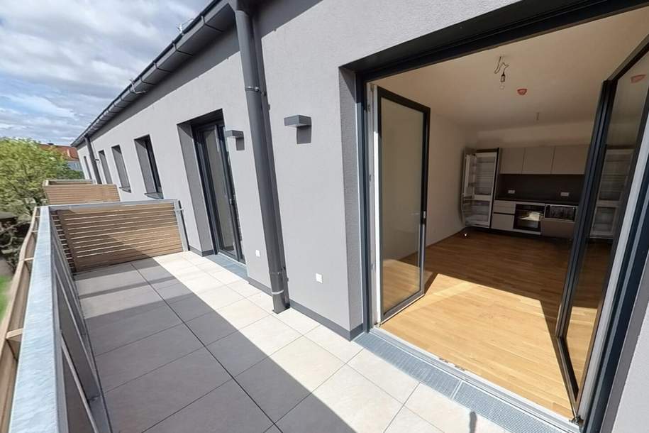 Perfekt konzipierte Wohnung im Innenhof und sonnigem Balkon. Ab 02/2026, Wohnung-miete, 581,90,€, 2700 Wiener Neustadt(Stadt)