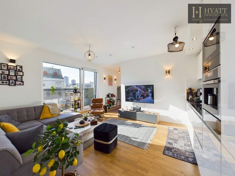Exklusive Neubauwohnung mit großer Terrasse, Balkon & Garage