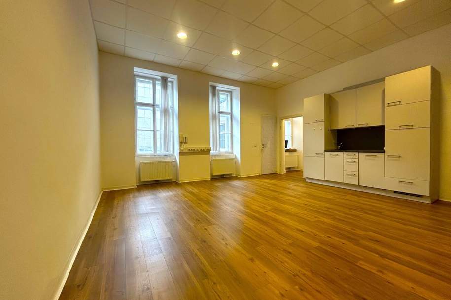 Bürofläche Nähe U1 Keplerplatz und Hauptbahnhof - UNTERMIETE - Küchenzeile vorhanden - zwischen Favoritenstraße und Landgutgasse, Gewerbeobjekt-miete, 718,63,€, 1100 Wien 10., Favoriten