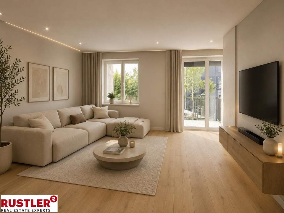 Exklusive 3-Zimmer Dachgeschosswohnungen mit hofseitiger Terrasse nähe Schubertpark !