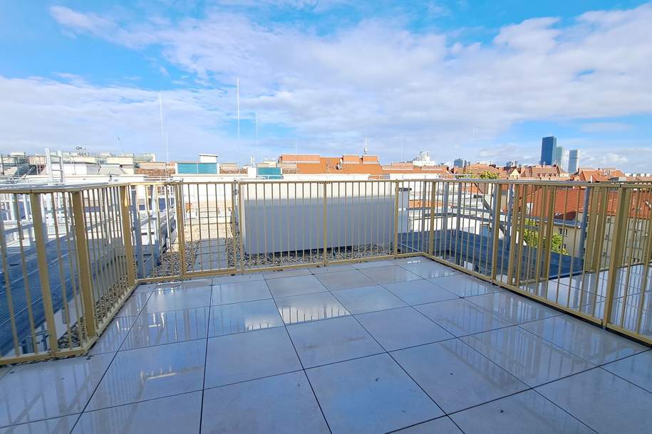 Weitblick investieren: Exklusive Dachgeschoß-Vorsorgewohnungen mit 360°-Ausblick in Top-Lage der Stadt, Wohnung-kauf, 591.000,€, 1200 Wien 20., Brigittenau