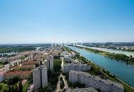 DANUBEFLATS: Elegant möbliertes Studio mit Cityblick: Doorman, Gym, Spa, Pool, Lounges - Internet inkl. - Tiefgaragenstellplatz möglich!