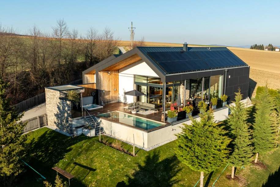 "IN KAUFABWICKLUNG!" ARCHITEKTENHAUS IM GRÜNEN - DAS LANDHAUS NEU INTERPRETIERT, Haus-kauf, 1.348.000,€, 3040 Sankt Pölten(Land)