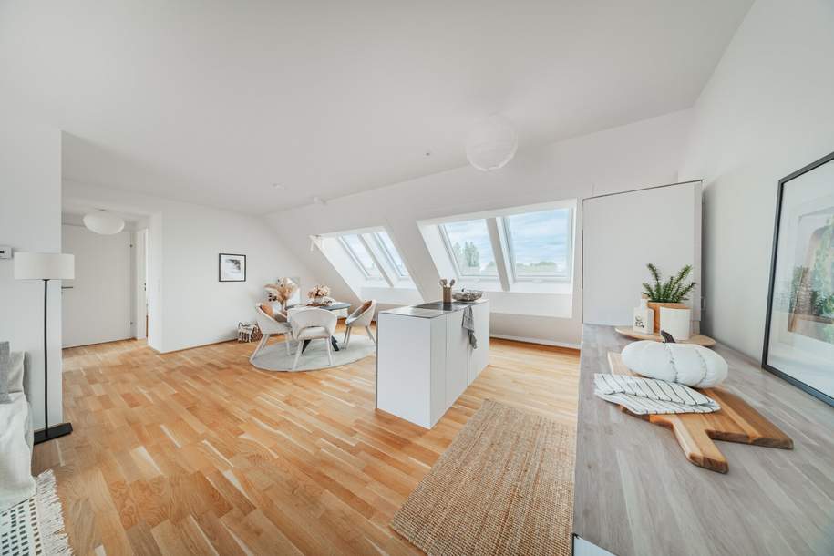 Dachgeschoss mit Weitblick: Urban. Modern. Exklusiv., Wohnung-kauf, 688.200,€, 1210 Wien 22., Donaustadt