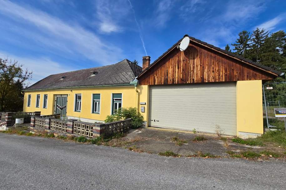 Dreikanthof mit vier Grundstücken in einer Sackgasse (ruhige Lage), Haus-kauf, 190.000,€, 7551 Güssing