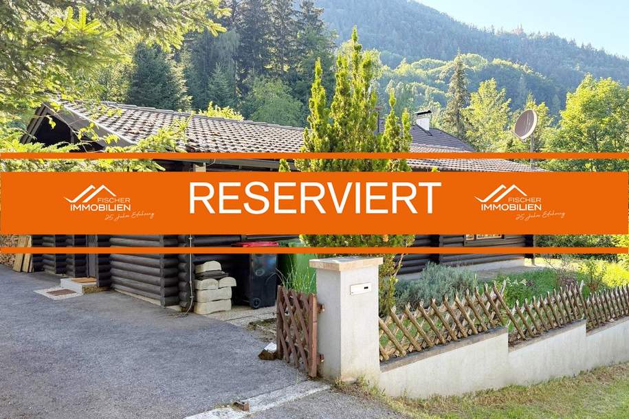 Blockhaus in naturnaher, ruhiger Lage am Semmering – Wohnen mit Wohlfühlcharakter, Haus-kauf, 289.000,€, 2680 Neunkirchen
