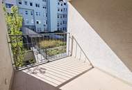 HUMBOLDTGASSE, U1-Nähe, 101 m2 Neubau inkl. 2 Loggien, Wohnküche, 2 Zimmer, Wannenbad, Parketten, Hofruhelage