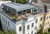 Bewilligter Rohdachboden mit zwei geplanten Loggien im charmanten Altbau