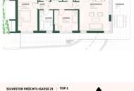 Perfekte Raumaufteilung: Modere 3-Zimmer Gartenwohnung für höchste Ansprüche