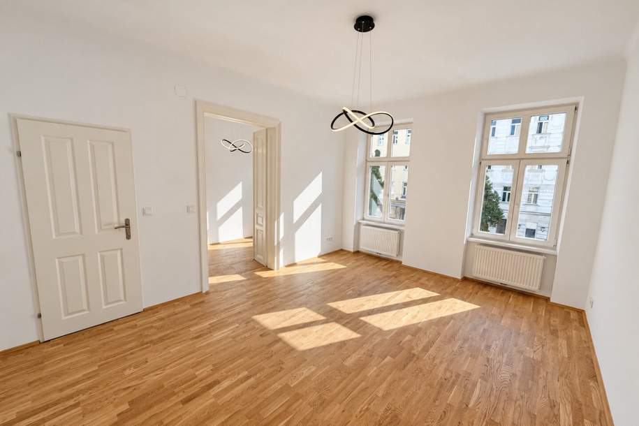 Erstbezug nach hochwertiger Komplettsanierung – Stilvolle 2-Zimmer-Wohnung, Wohnung-kauf, 233.000,€, 1050 Wien 5., Margareten