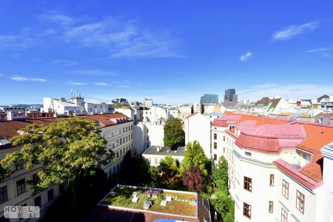 ROCHUSMARKT / U3 - DACHGESCHOSSWOHNUNG MIT TERRASSE UND FERNBLICK