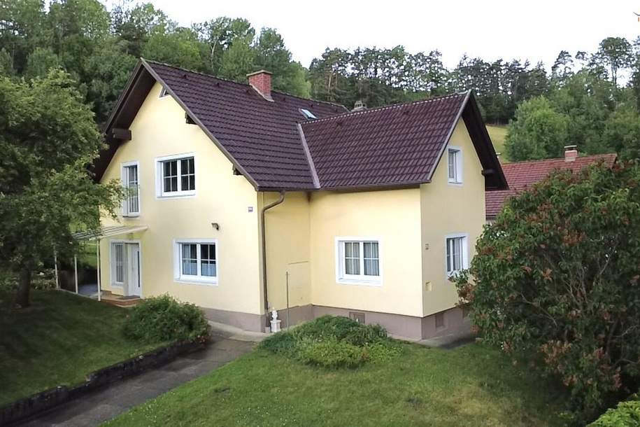 Familienhaus mit 4 Zimmern, Garage und Garten in ruhiger Wohnlage, Haus-kauf, 269.000,€, 2831 Neunkirchen