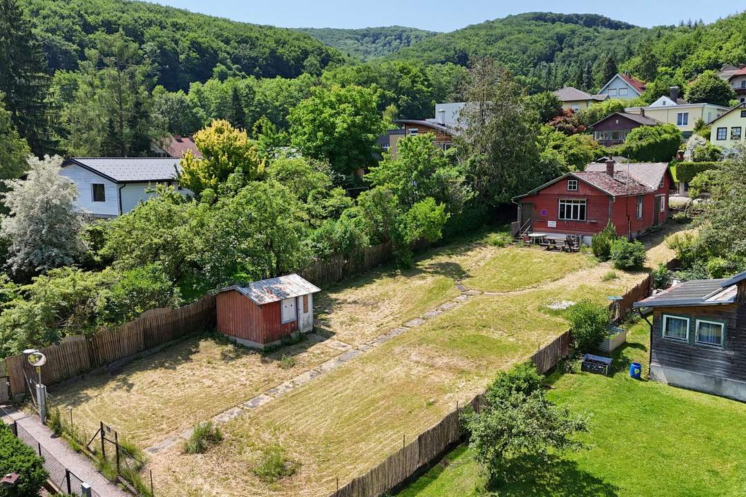 Ruhige Grünlage in Purkersdorf: Traumhafter Baugrund mit Abbruchhäuschen