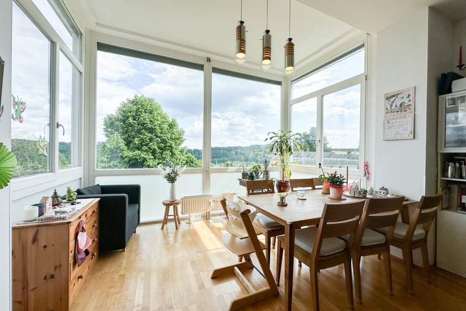 Vermietete 4-Zimmer-Wohnung mit Blick ins Grüne &amp; PKW-Stellplatz, Wohnung-legalform.mietkauf, 399.000,€, 8044 Graz(Stadt)