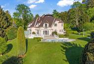 Private Estate Villa mit Fernblick | Privatwald | Virtual Tour | 4.200m2 Garten | 25 min. in den 1. Bezirk | Pool & Sauna