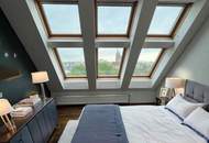 1070 Kaiserstraße! Exklusives 4-Zimmer DG mit 2 Terrassen und wunderschönem Blick - ALLES AUF EINER EBENE!