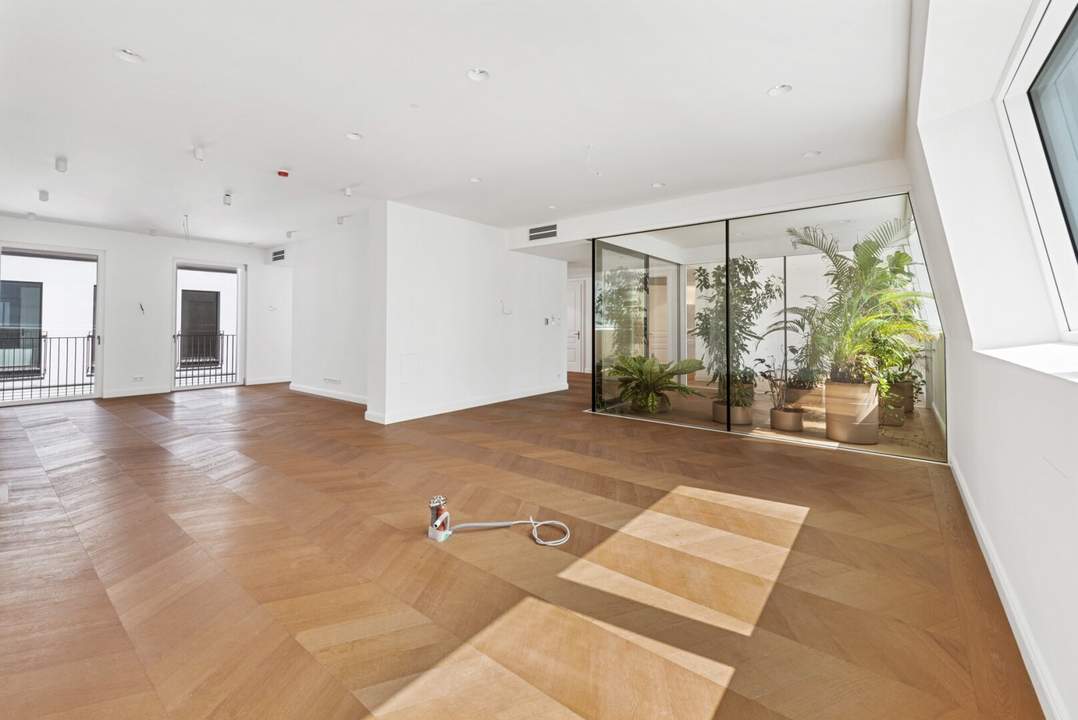 Wintergarten, repräsentative Penthouse ohne Schrägen, Weinkeller, Garage, und privat concierge service nach Wunsch.