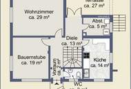 Geräumiges Haus mit Garten und Doppelgarage