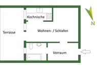 Lichtdurchflutete Garconniere mit großer Terrasse in Unter St. Veit.